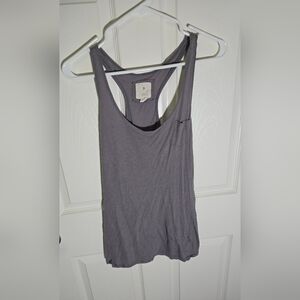 Hollister Womens Grey Racerback Vintage Tank Top Medium